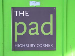 The Pad - the builder's sign